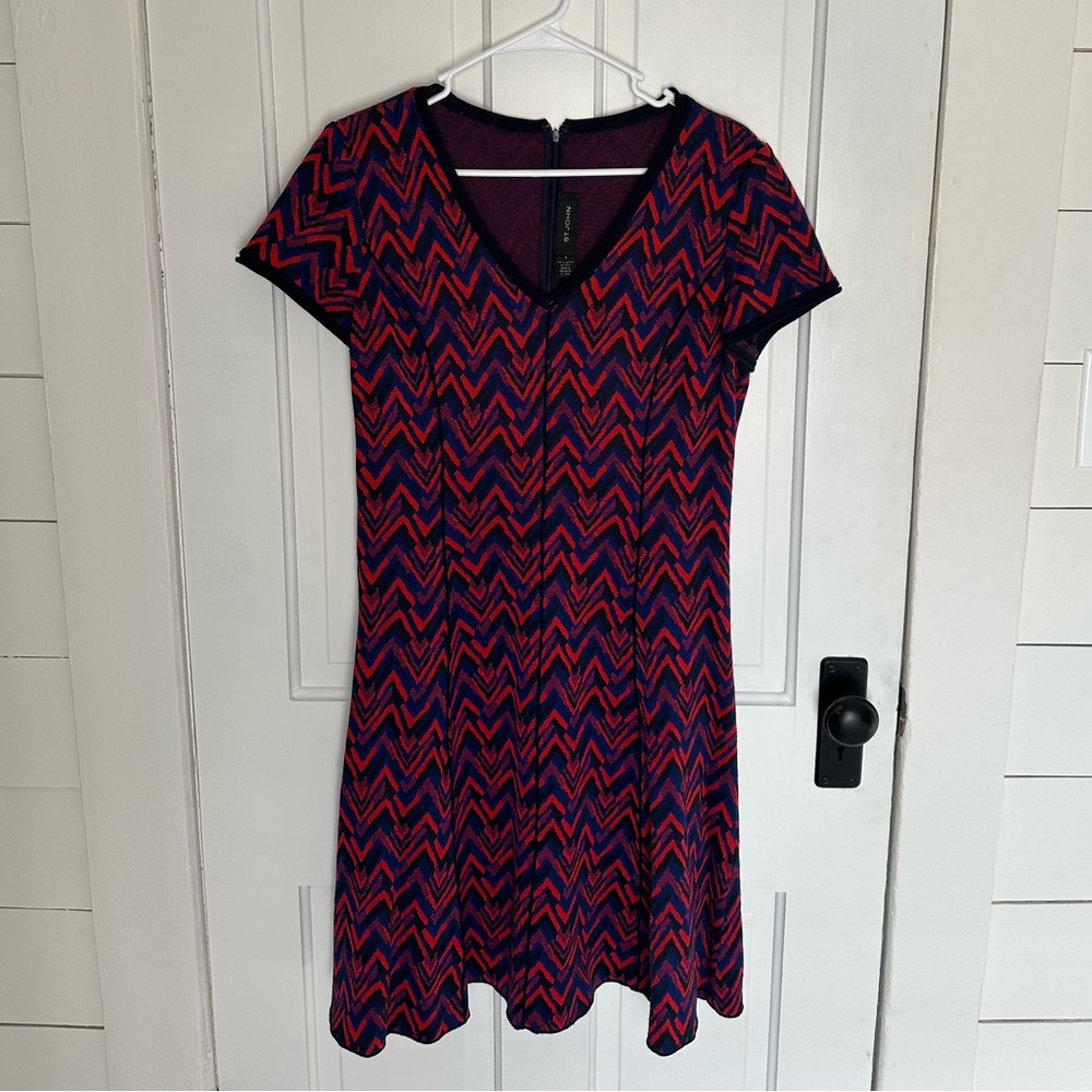 St. John Chevron Dress